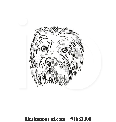 Royalty-Free (RF) Dog Clipart Illustration by patrimonio - Stock Sample #1681308