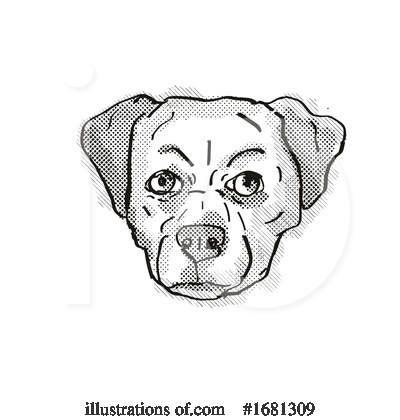 Royalty-Free (RF) Dog Clipart Illustration by patrimonio - Stock Sample #1681309