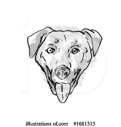 Royalty-Free (RF) Dog Clipart Illustration by patrimonio - Stock Sample #1681315