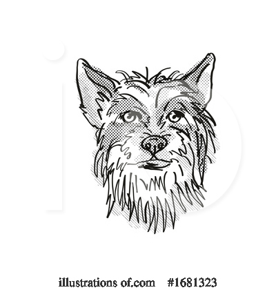 Royalty-Free (RF) Dog Clipart Illustration by patrimonio - Stock Sample #1681323