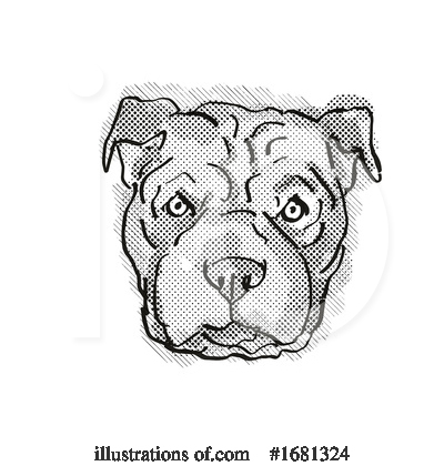 Royalty-Free (RF) Dog Clipart Illustration by patrimonio - Stock Sample #1681324