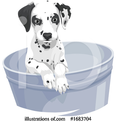 Royalty-Free (RF) Dog Clipart Illustration by Morphart Creations - Stock Sample #1683704