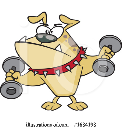 Weight Lifting Clipart #1684198 by toonaday