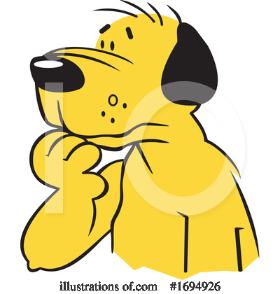 Royalty-Free (RF) Dog Clipart Illustration by Johnny Sajem - Stock Sample #1694926