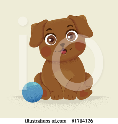 Royalty-Free (RF) Dog Clipart Illustration by BNP Design Studio - Stock Sample #1704126