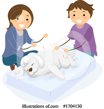 Royalty-Free (RF) Dog Clipart Illustration by BNP Design Studio - Stock Sample #1704130
