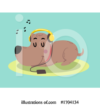 Royalty-Free (RF) Dog Clipart Illustration by BNP Design Studio - Stock Sample #1704134