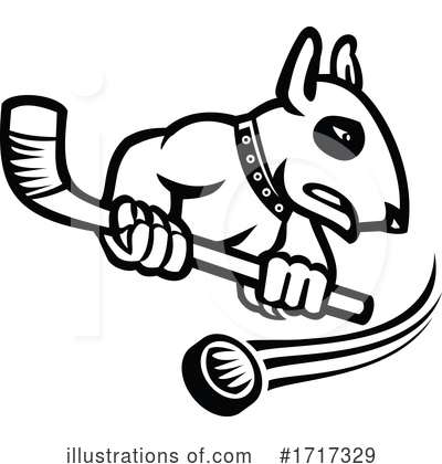Bull Terrier Clipart #1717329 by patrimonio