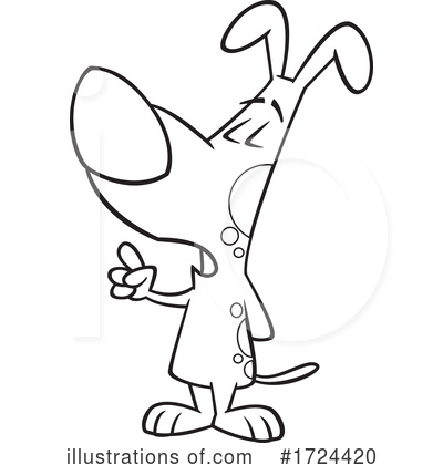 Royalty-Free (RF) Dog Clipart Illustration by toonaday - Stock Sample #1724420