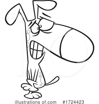 Royalty-Free (RF) Dog Clipart Illustration by toonaday - Stock Sample #1724423