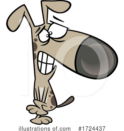 Royalty-Free (RF) Dog Clipart Illustration by toonaday - Stock Sample #1724437