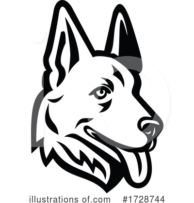 Royalty-Free (RF) Dog Clipart Illustration by patrimonio - Stock Sample #1728744