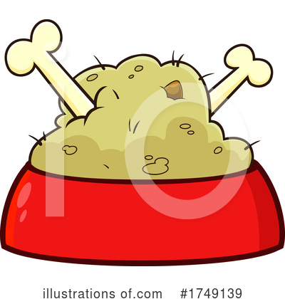 Dog Food Clipart #1749139 by Hit Toon