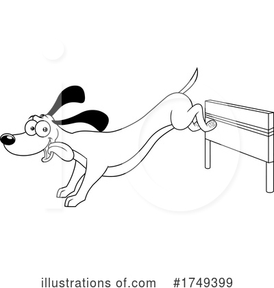 Royalty-Free (RF) Dog Clipart Illustration by Hit Toon - Stock Sample #1749399