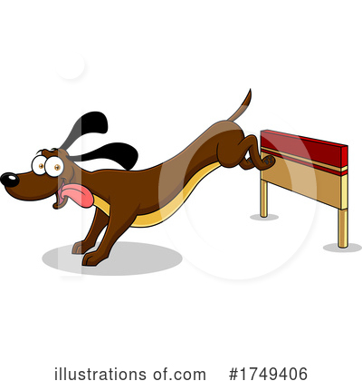 Royalty-Free (RF) Dog Clipart Illustration by Hit Toon - Stock Sample #1749406