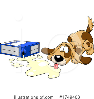 Milk Clipart #1749408 by Hit Toon
