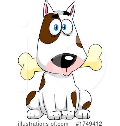 Royalty-Free (RF) Dog Clipart Illustration by Hit Toon - Stock Sample #1749412