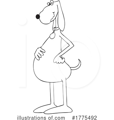 Royalty-Free (RF) Dog Clipart Illustration by djart - Stock Sample #1775492