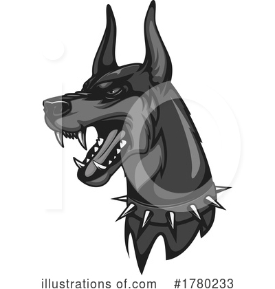Doberman Clipart #1780233 by Vector Tradition SM