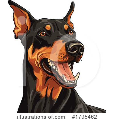 Royalty-Free (RF) Dog Clipart Illustration by stockillustrations - Stock Sample #1795462