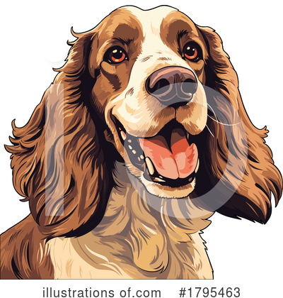 Spaniel Clipart #1795463 by stockillustrations