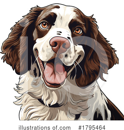 Spaniel Clipart #1795464 by stockillustrations