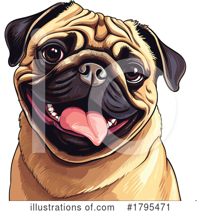 Dog Clipart #1795471 by stockillustrations