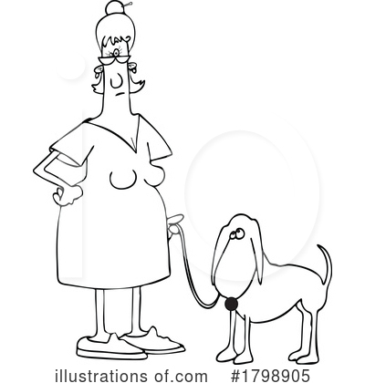 Royalty-Free (RF) Dog Clipart Illustration by djart - Stock Sample #1798905
