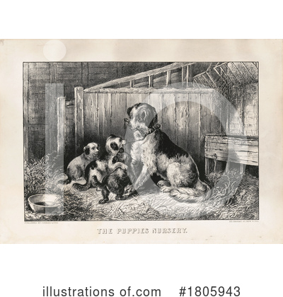 Royalty-Free (RF) Dog Clipart Illustration by JVPD - Stock Sample #1805943