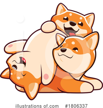 Shiba Inu Clipart #1806337 by Vector Tradition SM