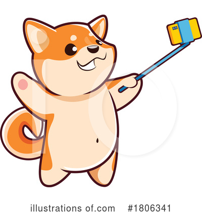 Shiba Inu Clipart #1806341 by Vector Tradition SM