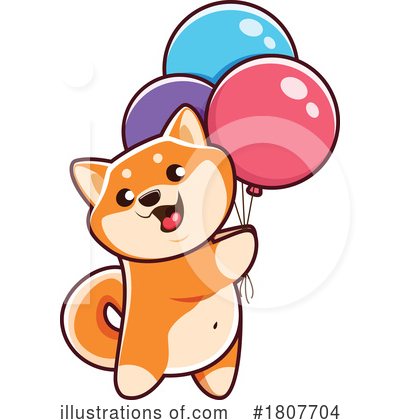 Shiba Inu Clipart #1807704 by Vector Tradition SM