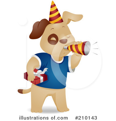 Royalty-Free (RF) Dog Clipart Illustration by BNP Design Studio - Stock Sample #210143