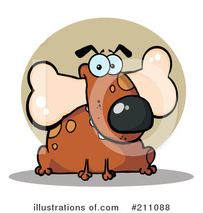 Royalty-Free (RF) Dog Clipart Illustration by Hit Toon - Stock Sample #211088