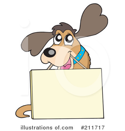Royalty-Free (RF) Dog Clipart Illustration by visekart - Stock Sample #211717