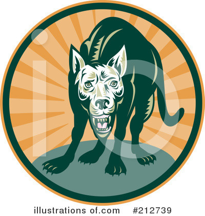 Royalty-Free (RF) Dog Clipart Illustration by patrimonio - Stock Sample #212739