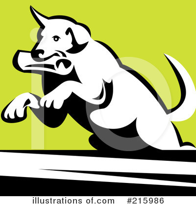 Royalty-Free (RF) Dog Clipart Illustration by patrimonio - Stock Sample #215986