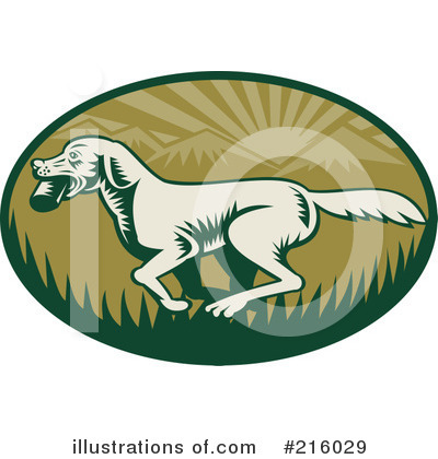 Royalty-Free (RF) Dog Clipart Illustration by patrimonio - Stock Sample #216029