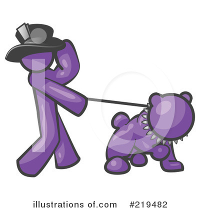 Royalty-Free (RF) Dog Clipart Illustration by Leo Blanchette - Stock Sample #219482