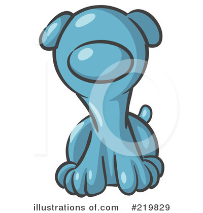 Royalty-Free (RF) Dog Clipart Illustration by Leo Blanchette - Stock Sample #219829