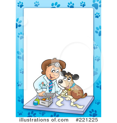 Royalty-Free (RF) Dog Clipart Illustration by visekart - Stock Sample #221225