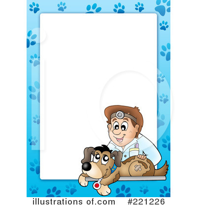Royalty-Free (RF) Dog Clipart Illustration by visekart - Stock Sample #221226