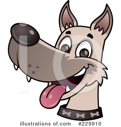 Royalty-Free (RF) Dog Clipart Illustration by John Schwegel - Stock Sample #229910