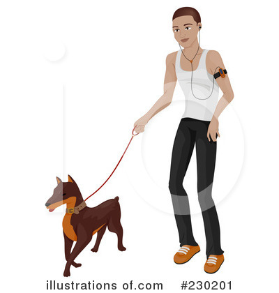 Royalty-Free (RF) Dog Clipart Illustration by BNP Design Studio - Stock Sample #230201