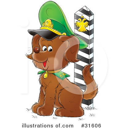 Royalty-Free (RF) Dog Clipart Illustration by Alex Bannykh - Stock Sample #31606