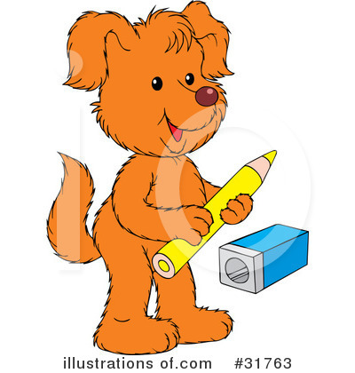 Royalty-Free (RF) Dog Clipart Illustration by Alex Bannykh - Stock Sample #31763