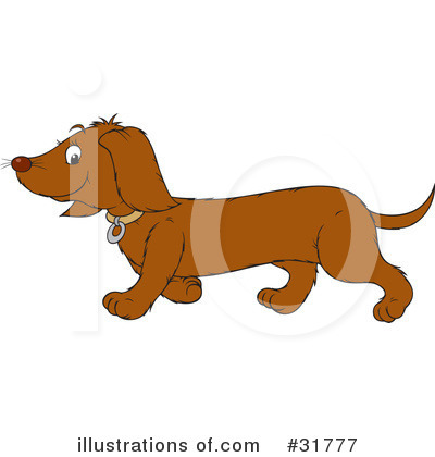 Royalty-Free (RF) Dog Clipart Illustration by Alex Bannykh - Stock Sample #31777