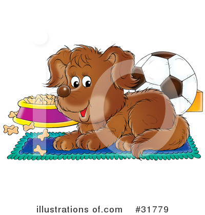 Royalty-Free (RF) Dog Clipart Illustration by Alex Bannykh - Stock Sample #31779