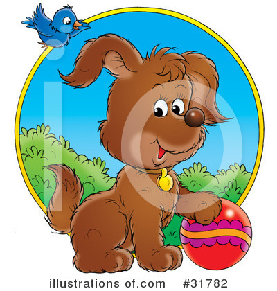 Royalty-Free (RF) Dog Clipart Illustration by Alex Bannykh - Stock Sample #31782