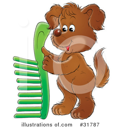 Royalty-Free (RF) Dog Clipart Illustration by Alex Bannykh - Stock Sample #31787